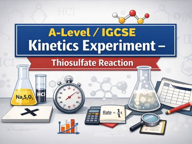 Rate of reaction IGCSE and A level resource