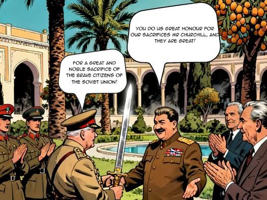 Between the Giants: Notes from Tehran (a graphic novel to support GCSE Narratives)