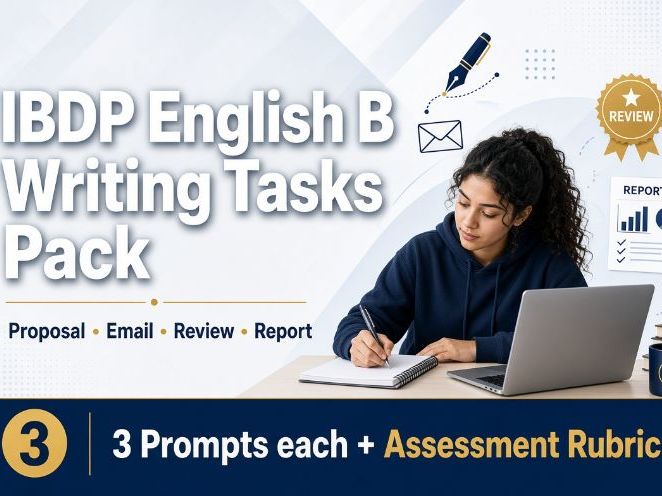 IBDP English B – Writing Tasks Bundle