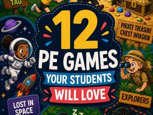 12 PE Games for Primary — No Equipment Needed, Foundation to KS2