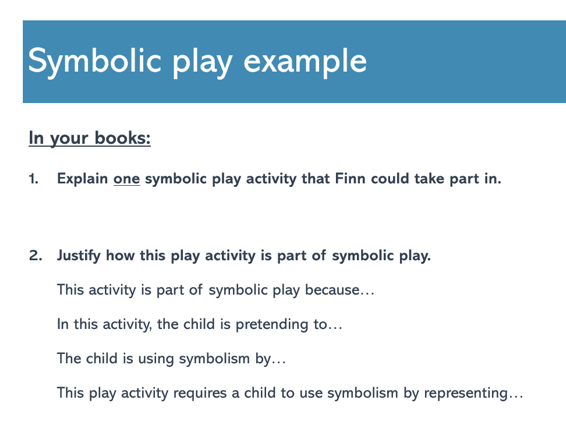 Child Development BTEC Tech Jan 27 Task One (Component Two)