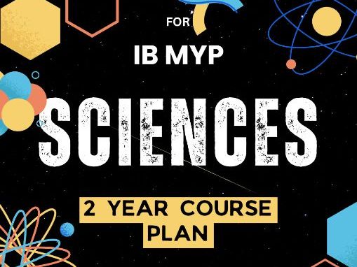 IB MYP Sciences Year 4 Cells Unit Planner + 2-Year Syllabus with Course Map and Pacing Calendar
