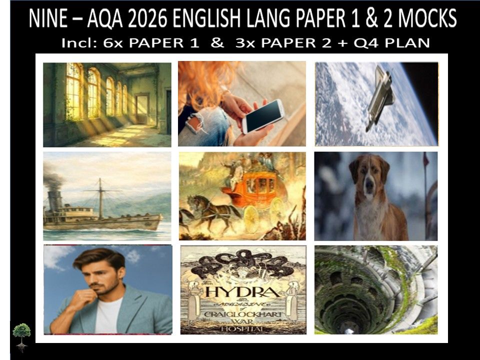 NINE - AQA PAPER 1 & 2 | 2026 FULL MOCKS | Q4 PLAN
