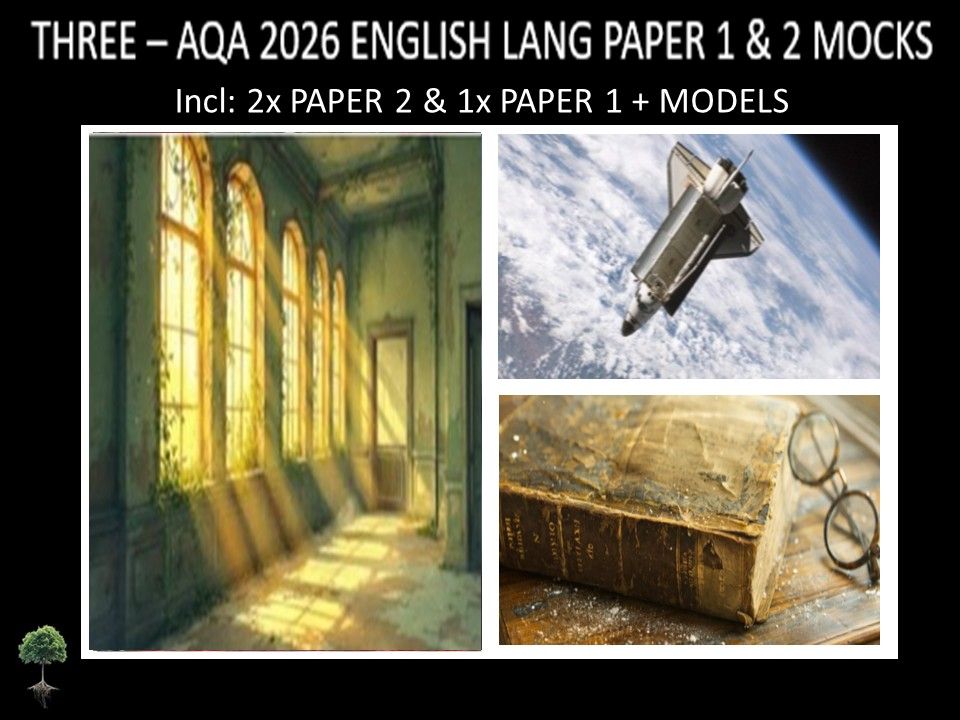 THREE - AQA PAPER 1 & 2 | 2026 FULL MOCKS | MODELS