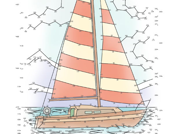 Sailboat Extreme Connect the Dots PDF