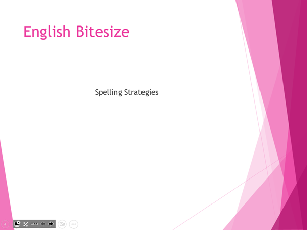 Spelling : Words within Words