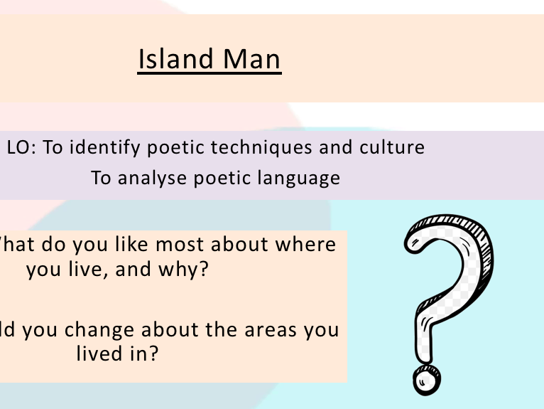 Island Man by Grace Nichols