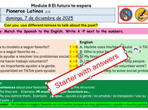 AQA 2026 Spanish M8 ZC Pioneros Latinos- 2 Lessons included