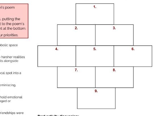 Kayo Chingonyi Poetry: 'Round Midnight Diamond 9 Worksheet