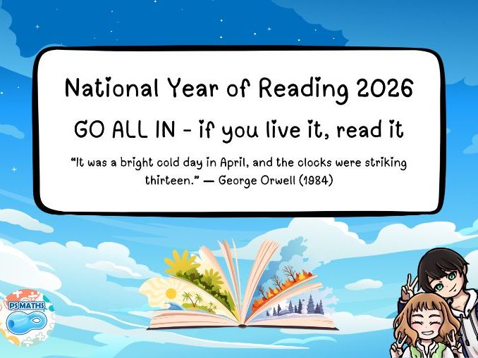 National Year of Reading 2026 – Secondary School PowerPoint