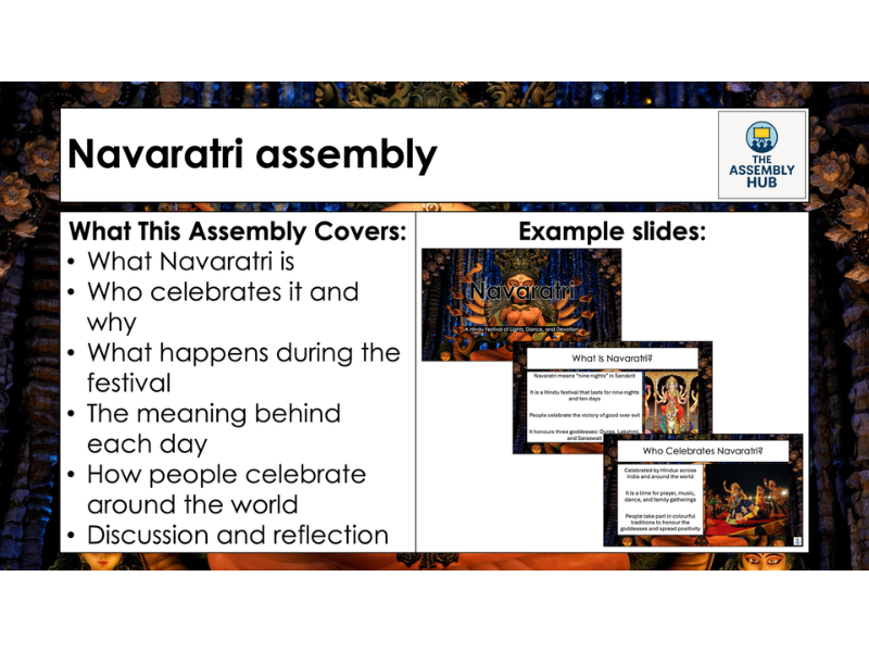 Navaratri Assembly – KS1 & KS2 Hindu Festival PowerPoint