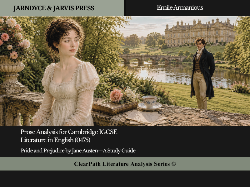 Pride and Prejudice Cambridge 0475/ 0992 | Complete Analysis, Revision Pack & Study Guide