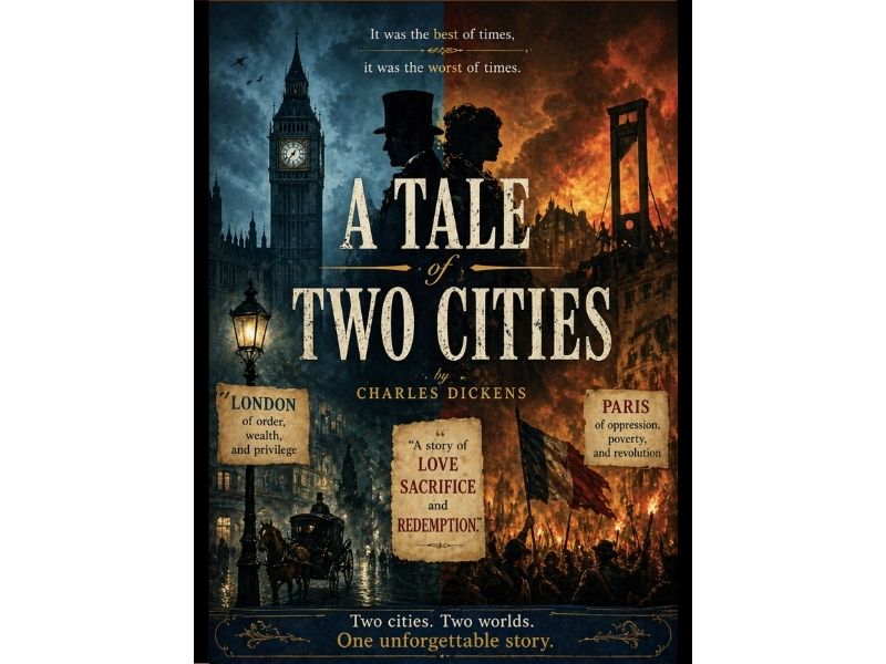 A Tale of Two Cities by Charles Dickens 18"x24" Poster