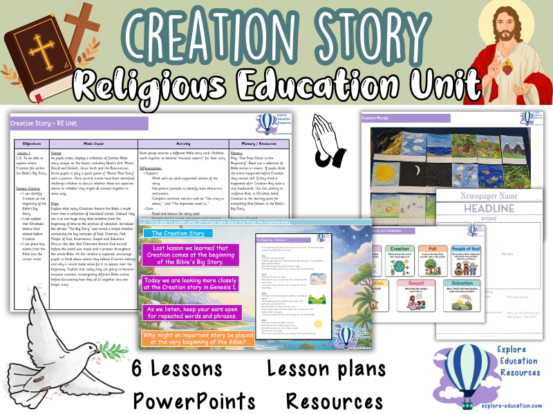 KS2 - What Can Christians Learn from the Creation Story? - RE Unit - 6 Outstanding Lessons