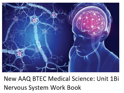 NEW: AAQ BTEC Medical Science Unit 1B Nervous System - Work Book