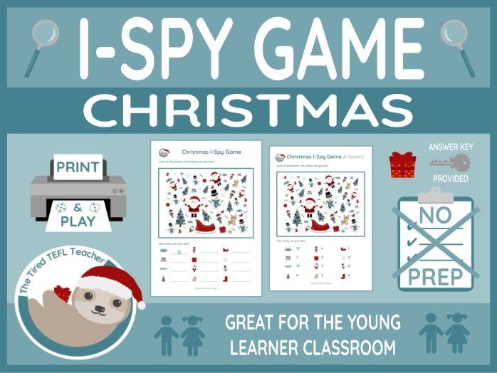 ESL Christmas I-Spy Game