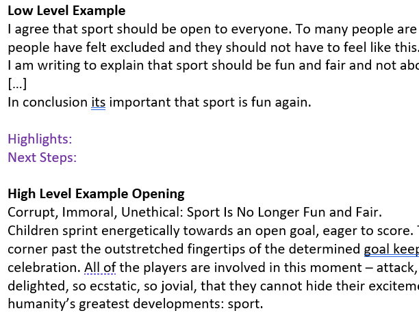 DIT Lesson for Paper Two, Question Five (AQA June 2018 Paper)