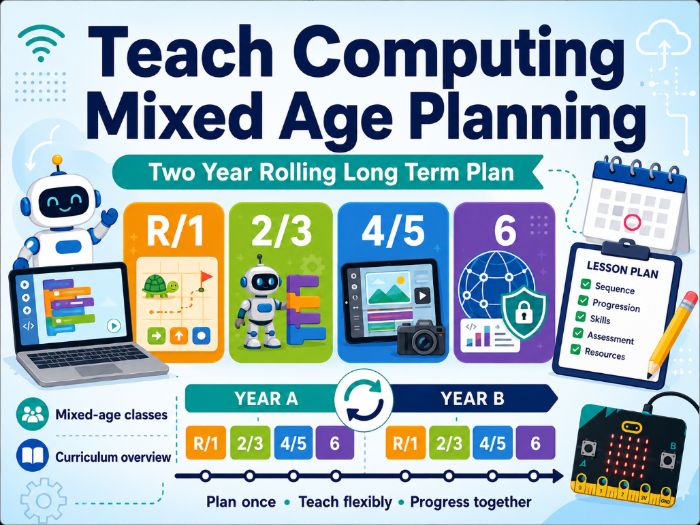 Teach Computing Mixed Age Planning (R/1, 2/3, 4/5, 6)