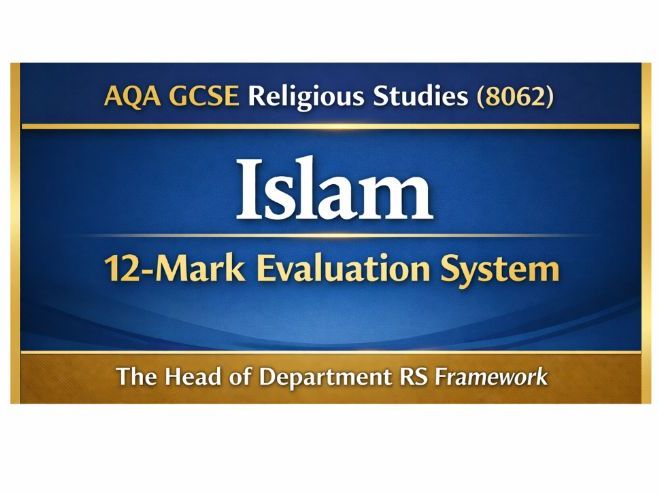 AQA GCSE Religious Studies (8062) – Islam 12 Mark Essay Structure & Model Answers