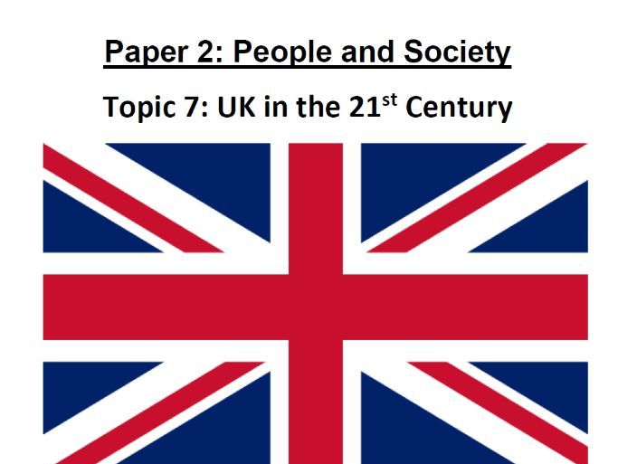 OCR-B GCSE Geography- UK IN THE 21st CENTURY Revision Guide