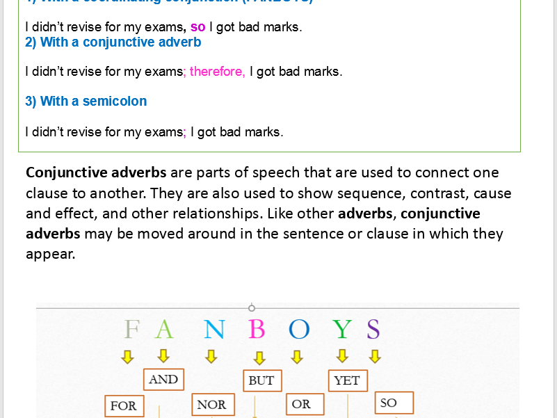 Simple, Complex, Compound Sentences and Effects