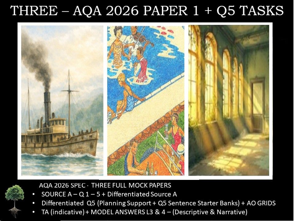 THREE - PAPER 1 | 2026 FULL MOCKS | Q5 TASKS