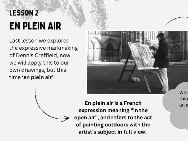 Drawing En Plein Air with KS3