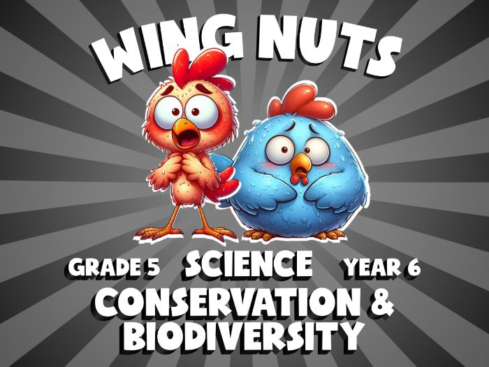 Conservation & Biodiversity WING NUTS Science Game | No-Prep Year 6 Review Activity