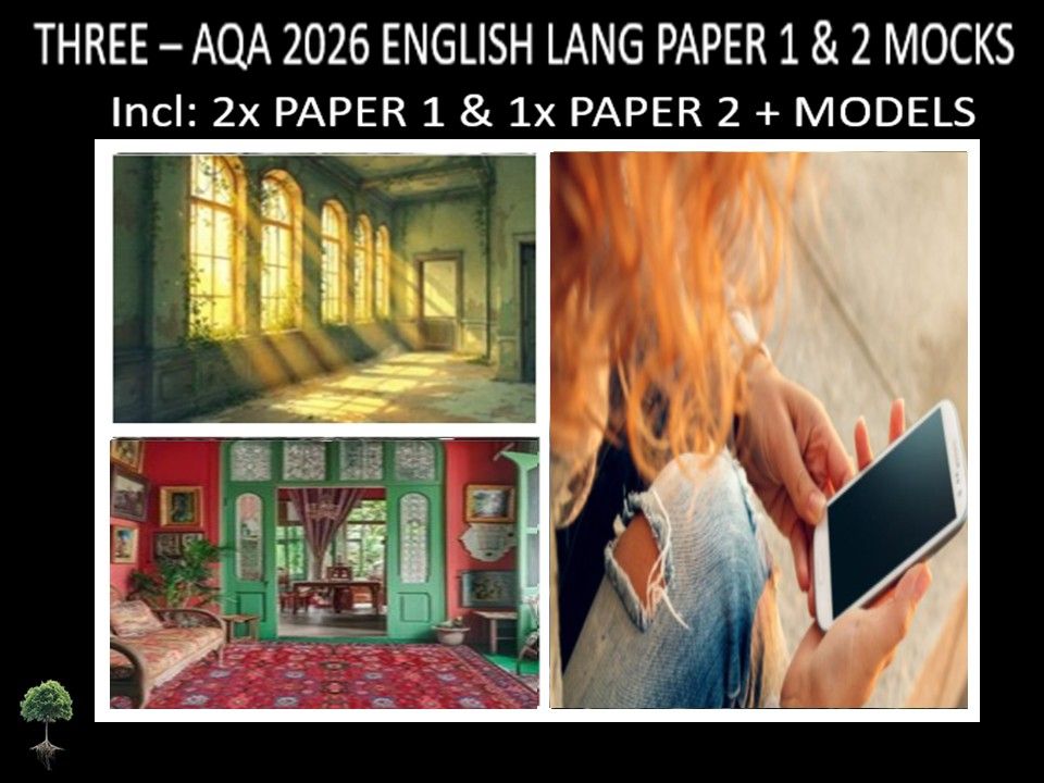 THREE - AQA PAPER 1 & 2 | 2026 FULL MOCKS | MODELS