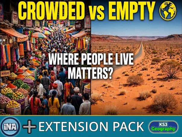 Population Density - KS3 Geography Extension Pack