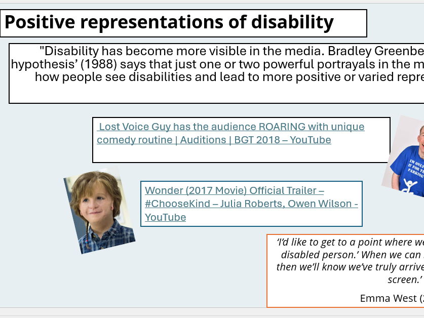 KS3 PSHE – Disability Awareness (Identity & Diversity Lesson)
