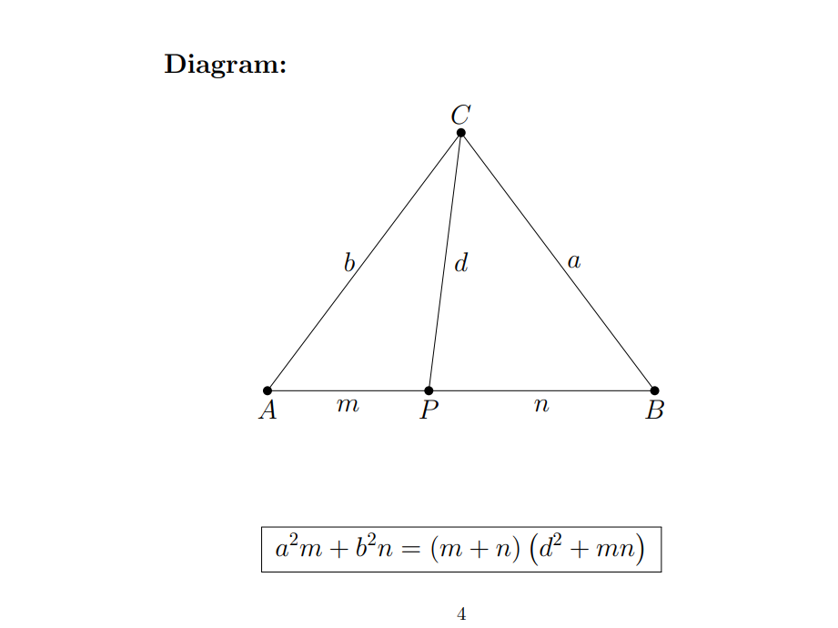 Stewart’s Theorem A complete lesson plan with task cards ,homework and answer key