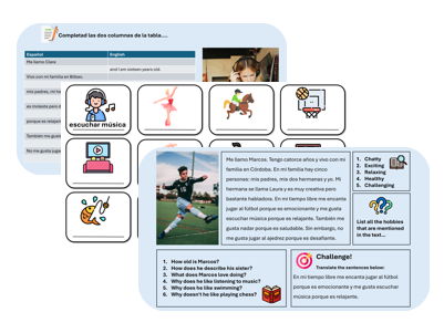 Hobbies & Opinions (Spanish) – Teaching & Assessment Package