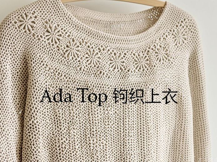 Ada Top Crochet Pattern – Sizes XS to 5X PDF