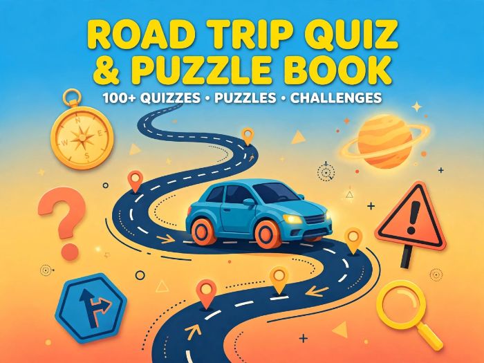 Road Trip Boredom Buster Quiz Book
