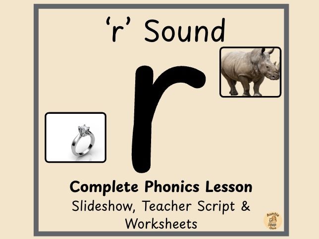 Initial 'r' Sound Phonics - Phase 2 Complete Lesson (EYFS)