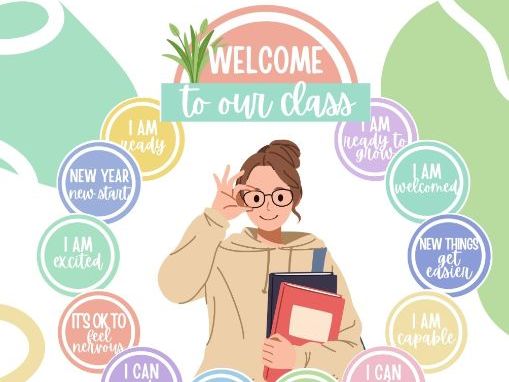 Back-to-School Confidence- New Beginnings Affirmation Station (Editable)