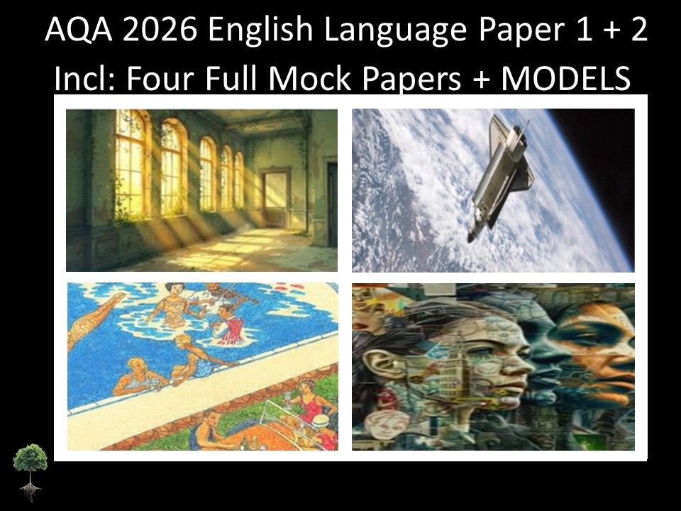 Four AQA 2026 English Language Paper 1 + 2 Full Mocks | MODELS