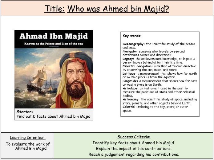 UAE Social Studies/MSC Ahmed Bin Majid