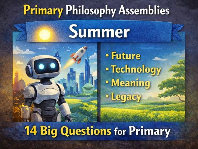 Philosophy Assemblies for KS2 – Summer Term | Future, Technology, Meaning & Legacy