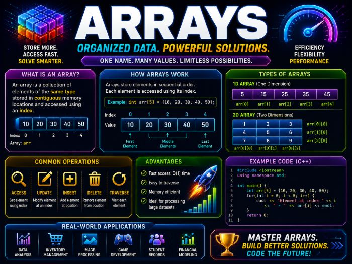 Arrays | CS PPT +Worksheets +Activity + Mcq Quiz + Answers_Marking Scheme