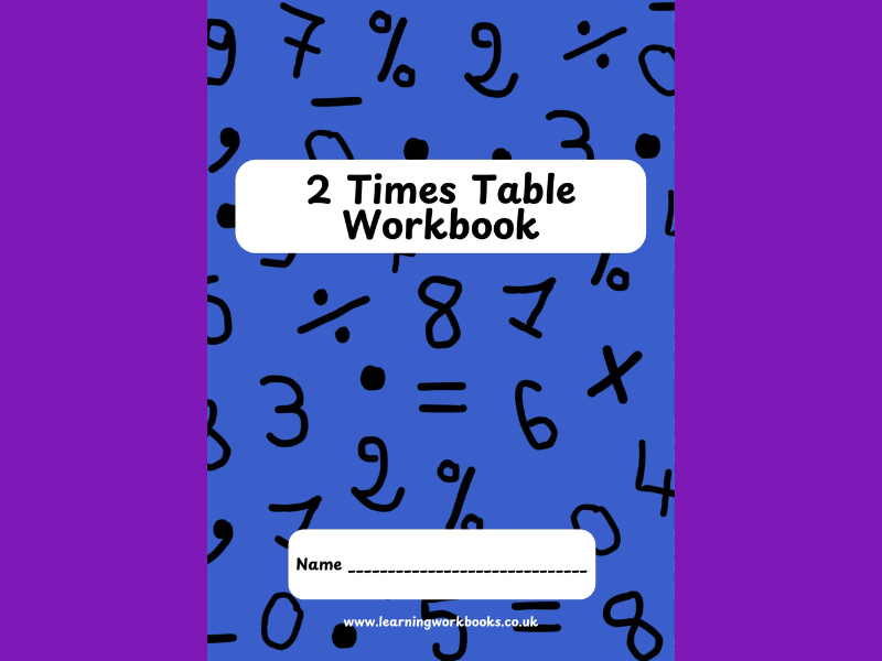 2 Times Table Workbook