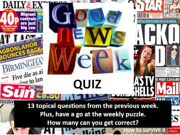 Fun Topical News Quiz