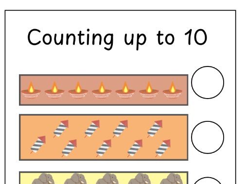 Diwali themed counting