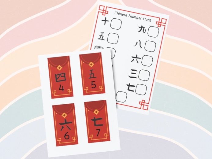 Chinese & Lunar New Year - Number Hunt