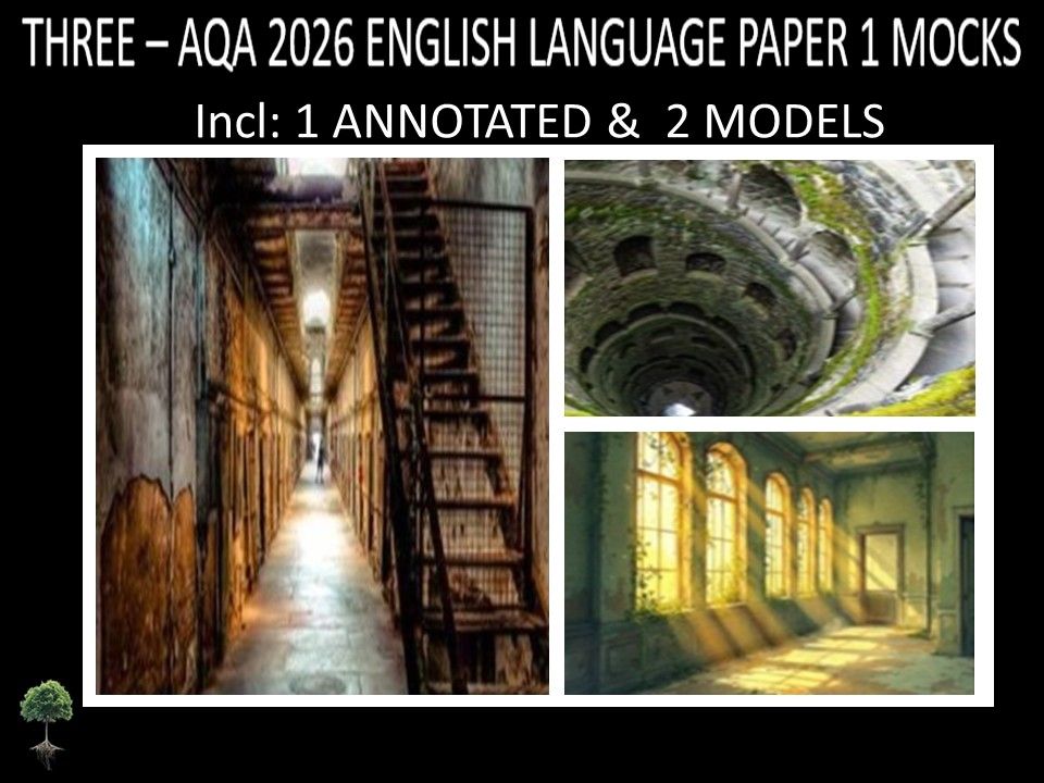THREE - AQA PAPER 1 | 2026 FULL MOCKS | ANNOTATED | MODELS