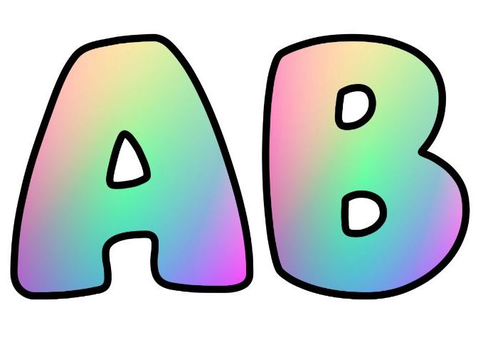 Beautiful Pastel Rainbow Lettering Set for Classroom Display | Upper & Lowercase, 0-9 and Signs
