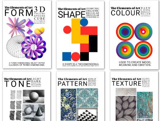 Elements of Art Classroom Posters