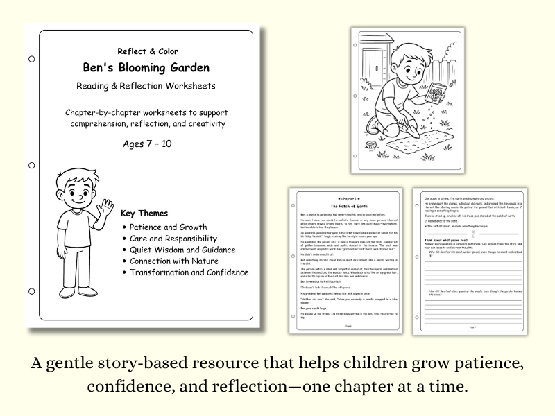 Ben’s Blooming Garden – Reflect & Color Pack (Ages 7–10)