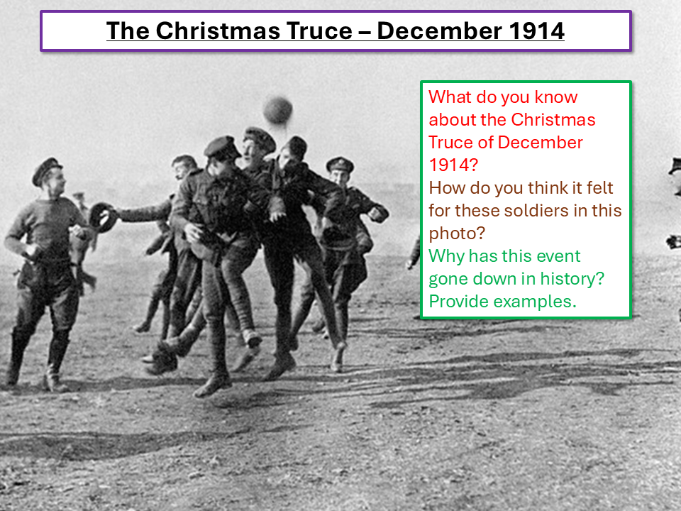 Christmas Truce English